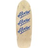 Alva Skateboards 1980 Tri-Logo Pig Old School Skateboard Deck - 10" x 30"