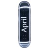 April Skateboards OG Logo Foil Skateboard Deck - 8"