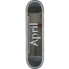 April Skateboards OG Logo Foil Skateboard Deck - 8"