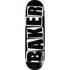 Baker Skateboards Brand Logo Black / White Skateboard Deck - 8.25" x 31.875"