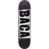 Baker Skateboards Sammy Baca Logo Grey Skateboard Deck - 8" x 31.5" - Complete Skateboard Bundle