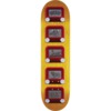 Baker Skateboards Justin "Figgy" Figueroa Head on Collision Skateboard Deck - 8.25" x 31.875"