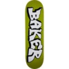 Baker Skateboards On The Wall Skateboard Deck - 8.75" x 32.5"
