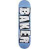 Baker Skateboards Riley Hawk Brand Name Blue Skateboard Deck B2 - 8.25" x 32.25"