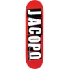 Baker Skateboards Jacopo Carozzi Logo Red / White / Black Skateboard Deck - 8.25" x 31.875"