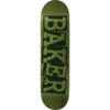 Baker Skateboards Tyson Peterson Ribbon Green Skateboard Deck - 8.5" x 32"