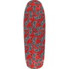 Black Label Skateboards Curb Nerd Red Stain Skateboard Deck - 9.63" x 32"
