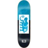 Black Label Skateboards Elephant Blockout Aqua Stain Skateboard Deck - 8" x 31.875" - Complete Skateboard Bundle