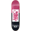 Black Label Skateboards Elephant Blockout Hot Pink Stain Skateboard Deck - 8.5" x 32.38"