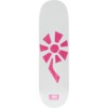 Black Label Skateboards Flower Power White / Pink Veneer Skateboard Deck - 8.25" x 32.12"