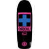 Black Label Skateboards John Lucero Cross Full Black Dip / Pink / Blue Old School Skateboard Deck - 10" x 32.88"