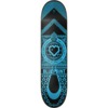 Blueprint Skateboards Home Heart Black / Blue Skateboard Deck - 8.25" x 32"