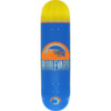 Boulevard Skateboards Traveler Blue Skateboard Deck - 7.7" x 31.875" - Complete Skateboard Bundle