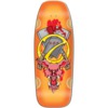 Bulldog Skateboards Evil Ping Orange Old School Skateboard Deck - 12" x 33"