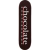 Chocolate Skateboards James Capps The Bar Logo Skateboard Deck - 8" x 31.875"
