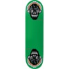 Call Me 917 Green Skull Slick Skateboard Deck - 8" x 32"