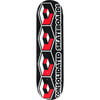 Consolidated Skateboards 4 Cube Red Skateboard Deck - 7.75" x 31.5"