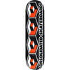Consolidated Skateboards 4 Cube Black / Orange Skateboard Deck - 8" x 32"