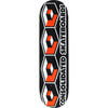 Consolidated Skateboards 4 Cube Black / Orange Skateboard Deck - 8" x 32" - Complete Skateboard Bundle