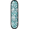 Darkstar Skateboards Overprint White / Blue Skateboard Deck RHM - 8" x 31.6" - Complete Skateboard Bundle