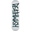 Deathwish Skateboards Deathspray White / Silver Skateboard Deck - 8.25" x 31.5"