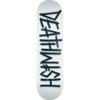 Deathwish Skateboards Deathspray White / Silver Skateboard Deck - 8.25" x 31.5"
