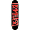 Deathwish Skateboards Deathspray Black / Red Skateboard Deck - 8.47" x 31.875"