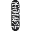 Deathwish Skateboards Deathspray Black / White Skateboard Deck - 8.75" x 32"