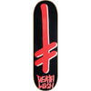 Deathwish Skateboards Gang Logo Black / Red Skateboard Deck - 8.5" x 32" - Complete Skateboard Bundle