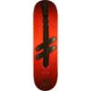 Deathwish Skateboards Gang Logo Red / Gold Skateboard Deck - 8.75" x 32"