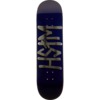 Deathwish Skateboards Wish Navy / Silver Skateboard Deck - 8.25" x 31.5"