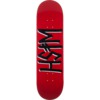 Deathwish Skateboards Wish Red / Black Skateboard Deck - 8.5" x 31.75"