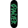 Deathwish Skateboards Brian O'Dwyer Gang Name Black / Green Skateboard Deck - 8.25" x 31.5"