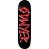 Deathwish Skateboards Brian O'Dwyer Gang Name Black / Red Skateboard Deck - 8.5" x 32"