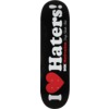 DGK Skateboards Haters Black Skateboard Deck - 8.38"