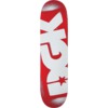 DGK Skateboards OG Logo Red / White Skateboard Deck - 8.06" x 31.84"