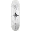 Disorder Skateboards Shattered White / Black Skateboard Deck - 8.5" x 32" - Complete Skateboard Bundle