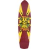 Dogtown Skateboards Death to Invaders Longboard Yellow / Red Rays Skateboard Deck - 9.3" x 36.5"