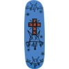 Dogtown Skateboards Rat Face 2 Square Egg Neon Blue Old School Skateboard Deck - 9.38" x 31"