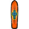 Dogtown Skateboards Spray Cross Orange / Black Fade Longboard Skateboard Deck - 9.25" x 36.07"