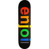 Enjoi Skateboards Spectrum Black Skateboard Deck - 8.25" x 31.7"