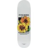 5Boro NYC Skateboards Flower Seed White / Yellow Skateboard Deck - 8.25" x 32"
