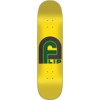 Flip Skateboards Gate Logo Yellow Skateboard Deck - 8.12"