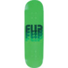 Flip Skateboards Odyssey Fade Fullnose Green Skateboard Deck - 8.38" x 31.4" - Complete Skateboard Bundle