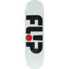 Flip Skateboards Odyssey Logo White Skateboard Deck - 8.25" x 32.75"