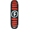 Foundation Skateboards Doodle Stripe Black / Red / White Skateboard Deck - 8" x 31.375"