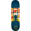 Glass House Skateboards Eye Witness Blue / Yellow Skateboard Deck - 8.75" x 32.25"
