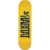 Habitat Skateboards Apex Bold Yellow Skateboard Deck Twin Tail - 8.5"