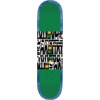 Habitat Skateboards Artisan Apex Stacked Green Skateboard Deck - 8.37" x 32.125"