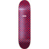 The Heart Supply Skateboards Checkers Red / Navy Skateboard Deck - 8" x 31.875"